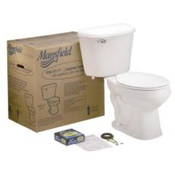 Mansfield Plumbing Products Pro-Fit 1 Round Front Complete Toilet Kit MA297248